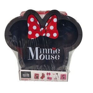 CultureFly Disney Minnie Mouse Accessory Box Case Socks Notebook Poster‎ Hairbow